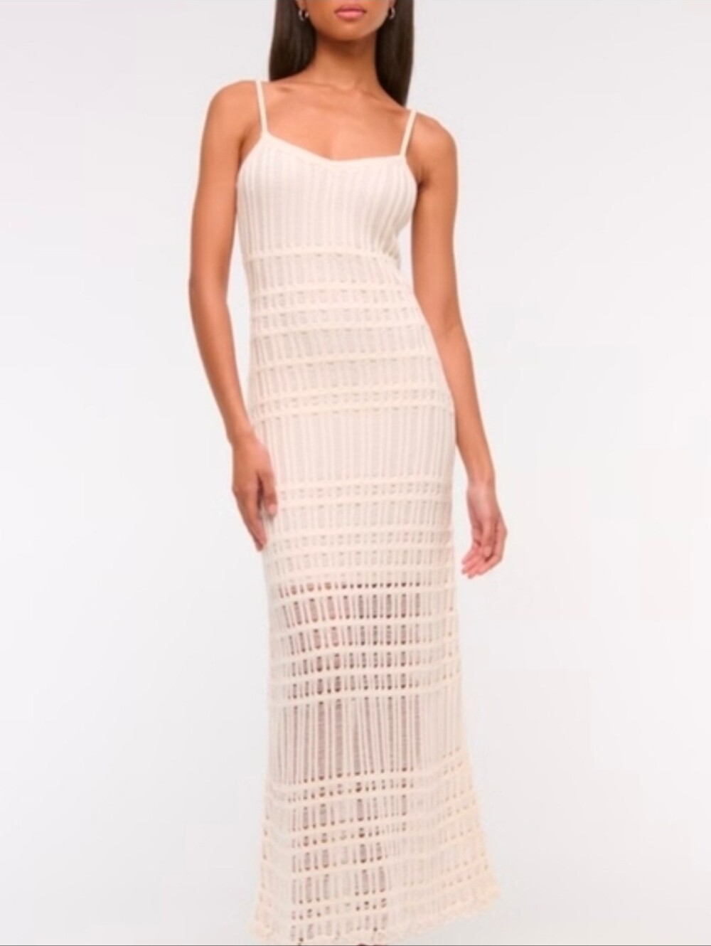 Abercrombie & Fitch Cream Knit Dress